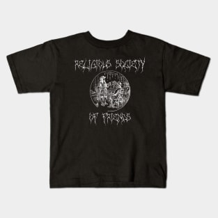 Quakers Religious Society of Friends Black Metal Kids T-Shirt